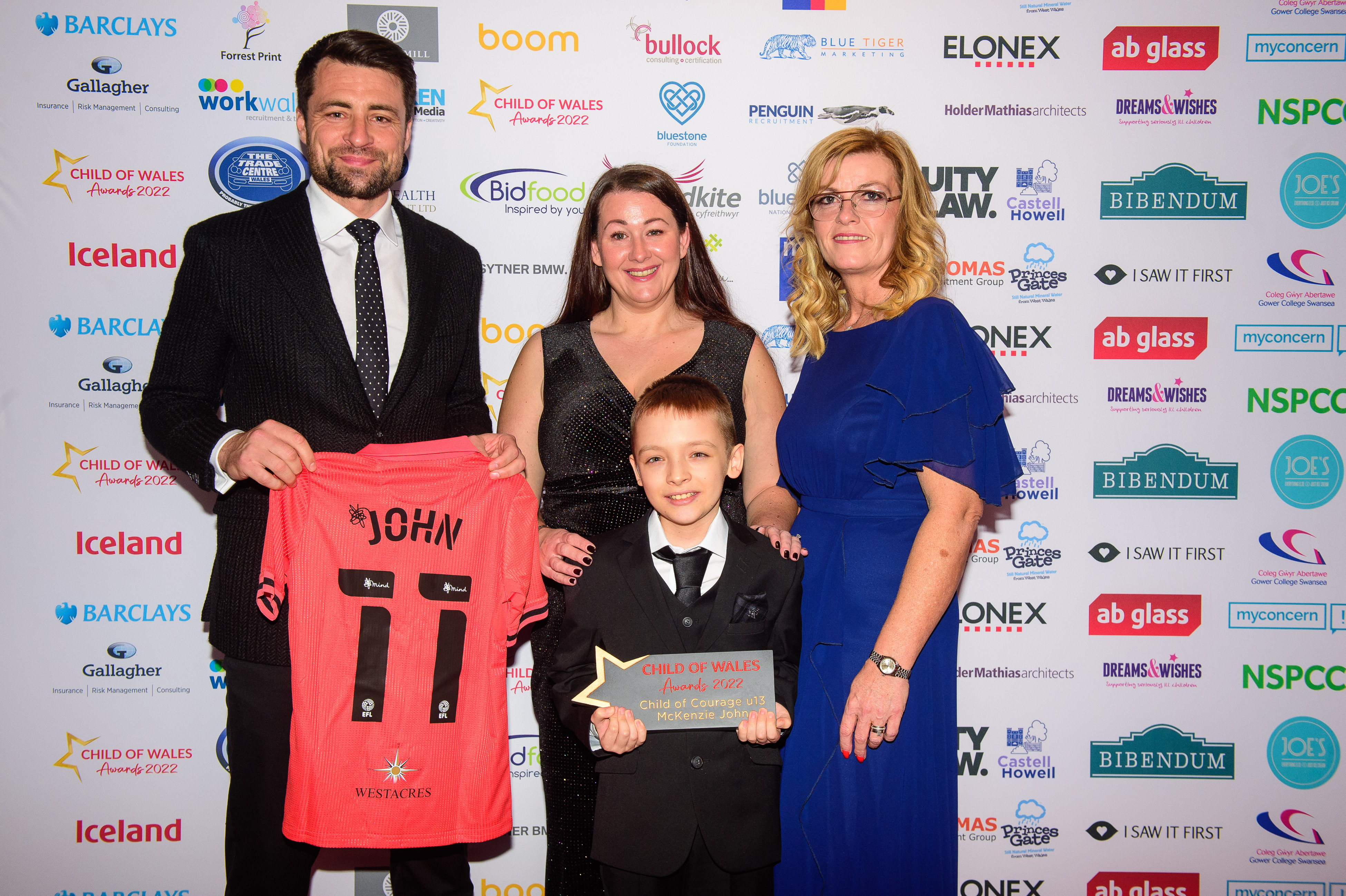 Swansea City Football Club honours winners at Inaugural Child of Wales Awards